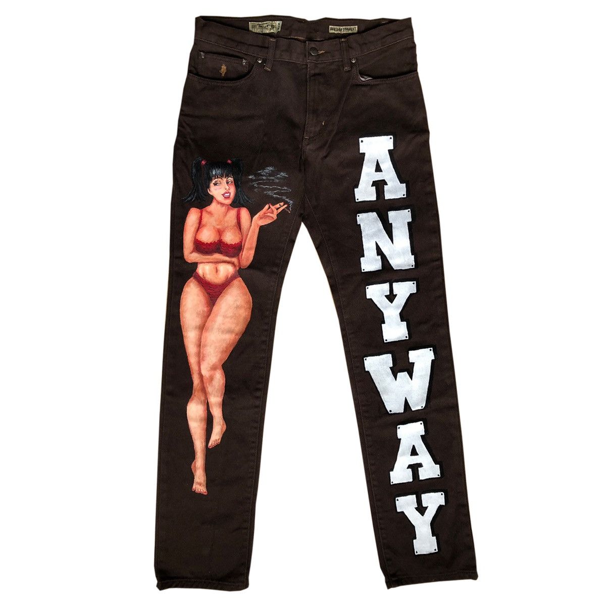 Other CUSTOM BROWN PANTS Size US 32 / EU 48 - 1 Thumbnail