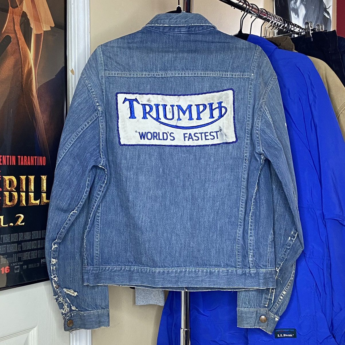 Vintage Vintage 60s Triumph Motorcycles Roebucks Denim Jacket Grailed