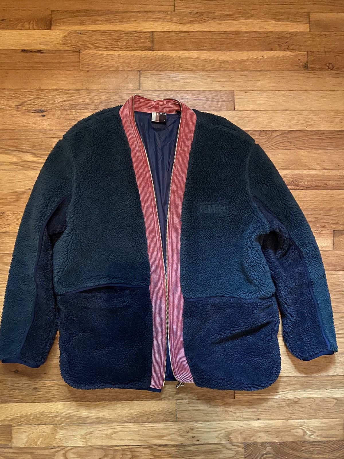 Kith Kith Sherpa Kimono Jacket Forest Green Size US M / EU 48-50 / 2 - 1 Thumbnail