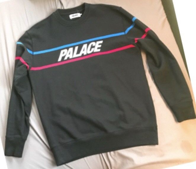Palace Palace Double Ripe Crew Sweatshirt Striped Size US L / EU 52-54 / 3 - 4 Thumbnail