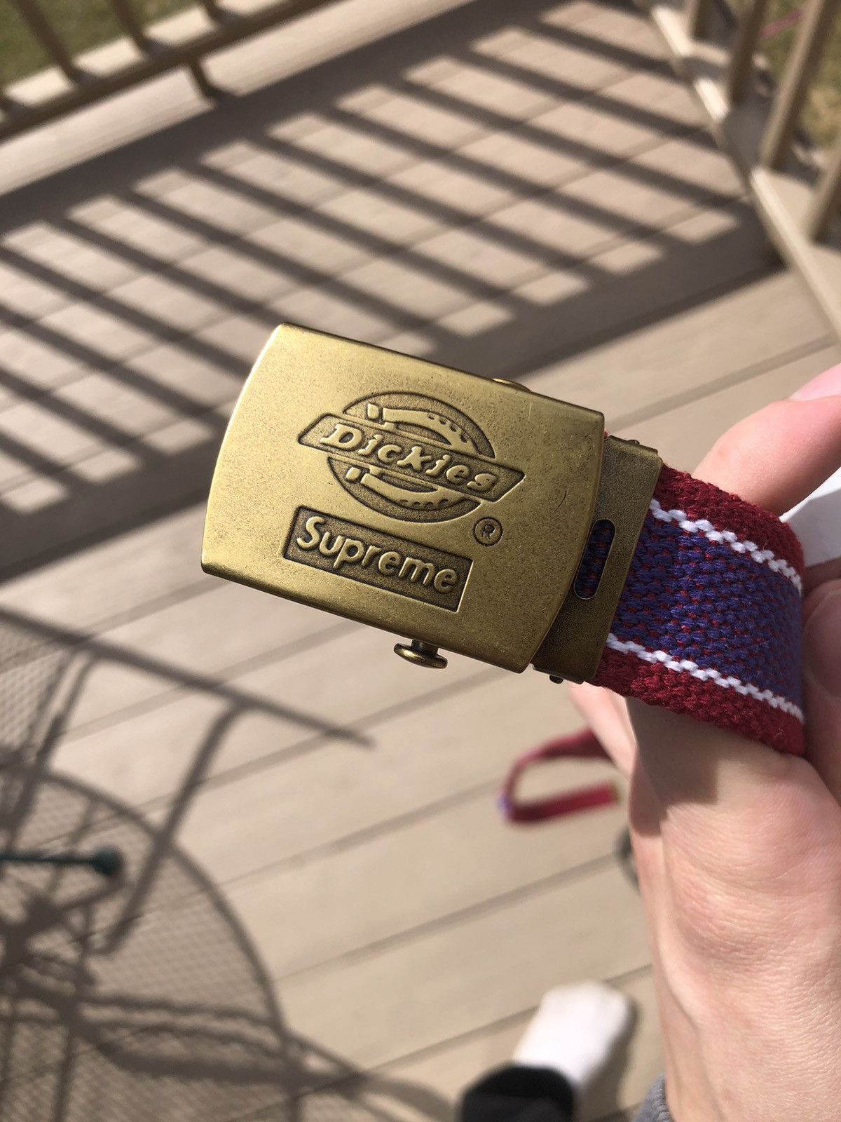 Dickies × Supreme Supreme®/Dickies® Stripe Webbing Belt | Grailed