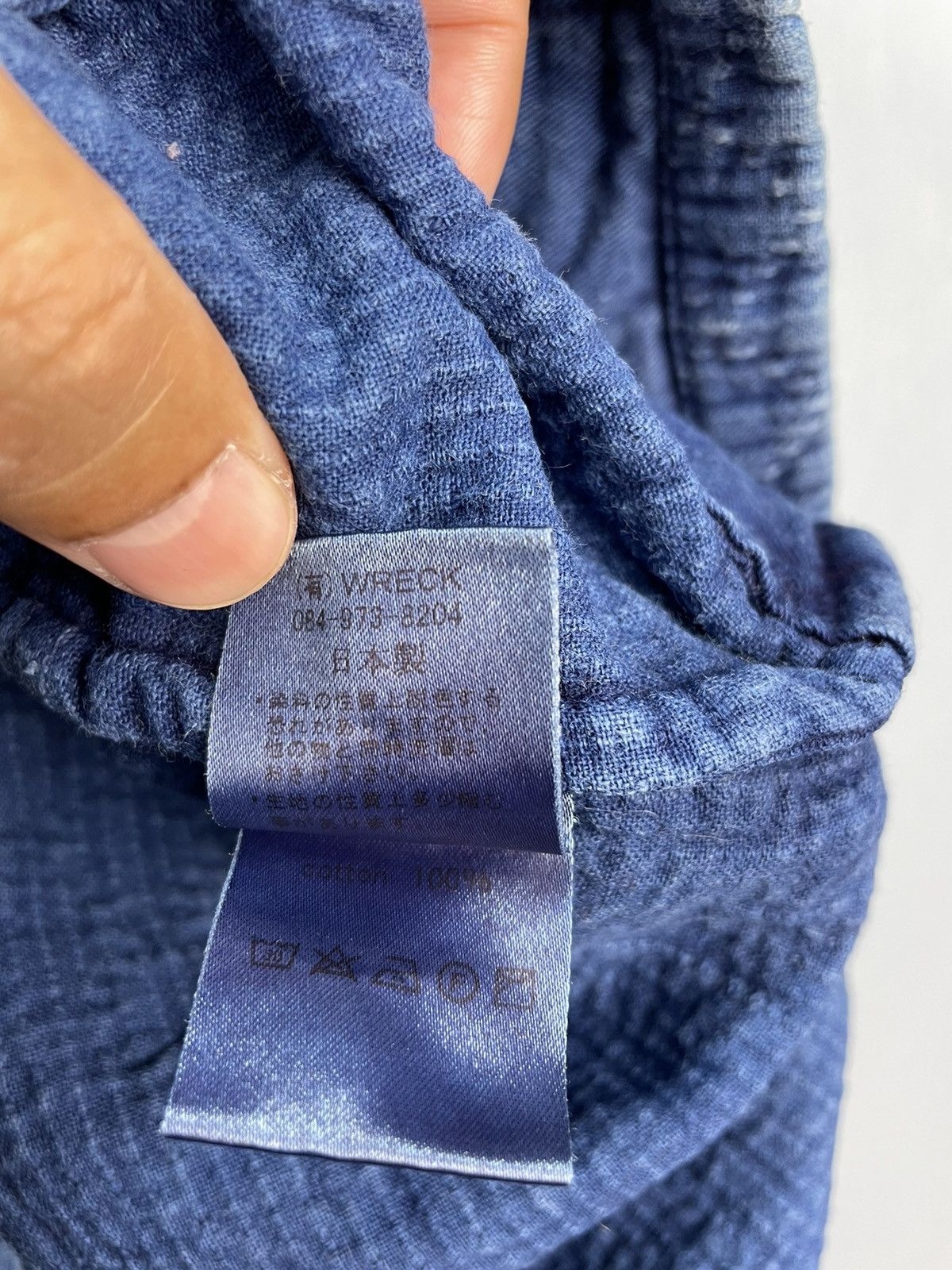 Japanese Brand Itten. Indigo button up kimono style Size US M / EU 48-50 / 2 - 6 Thumbnail