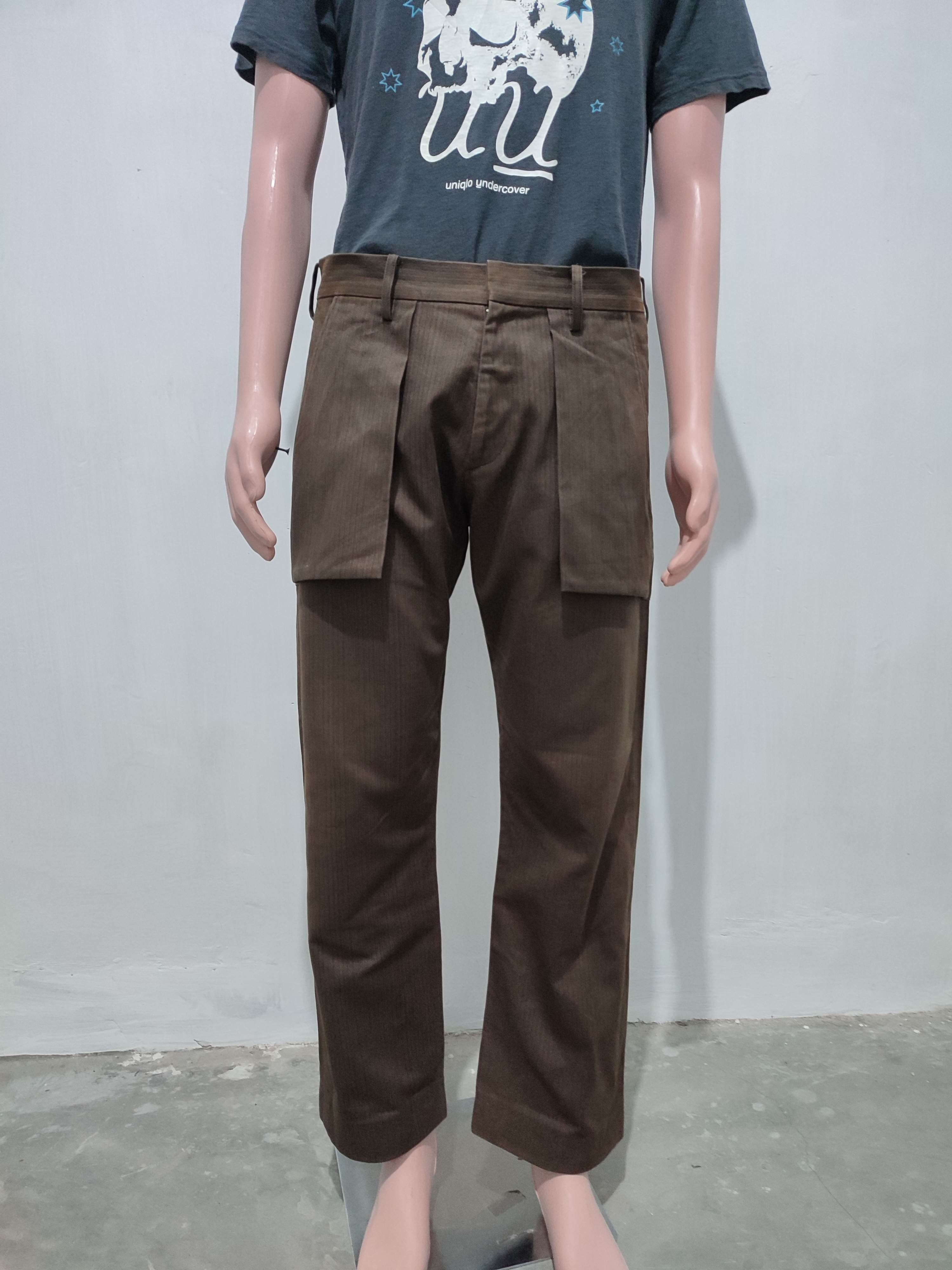 Yohji Yamamoto Ys Yohji Yamamoto Pinstripe Pants Size US 34 / EU 50 - 2 Thumbnail