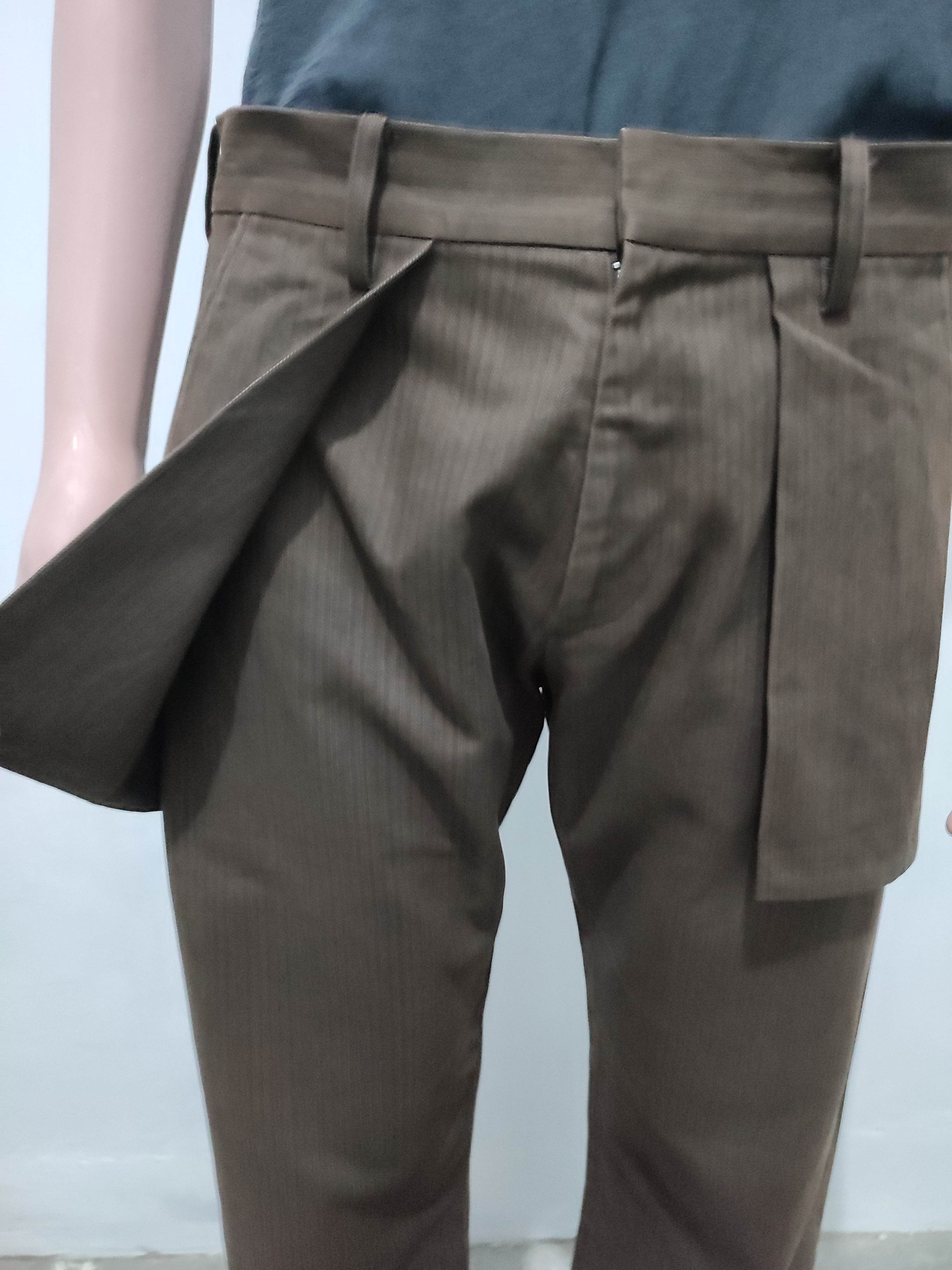 Yohji Yamamoto Ys Yohji Yamamoto Pinstripe Pants Size US 34 / EU 50 - 4 Thumbnail