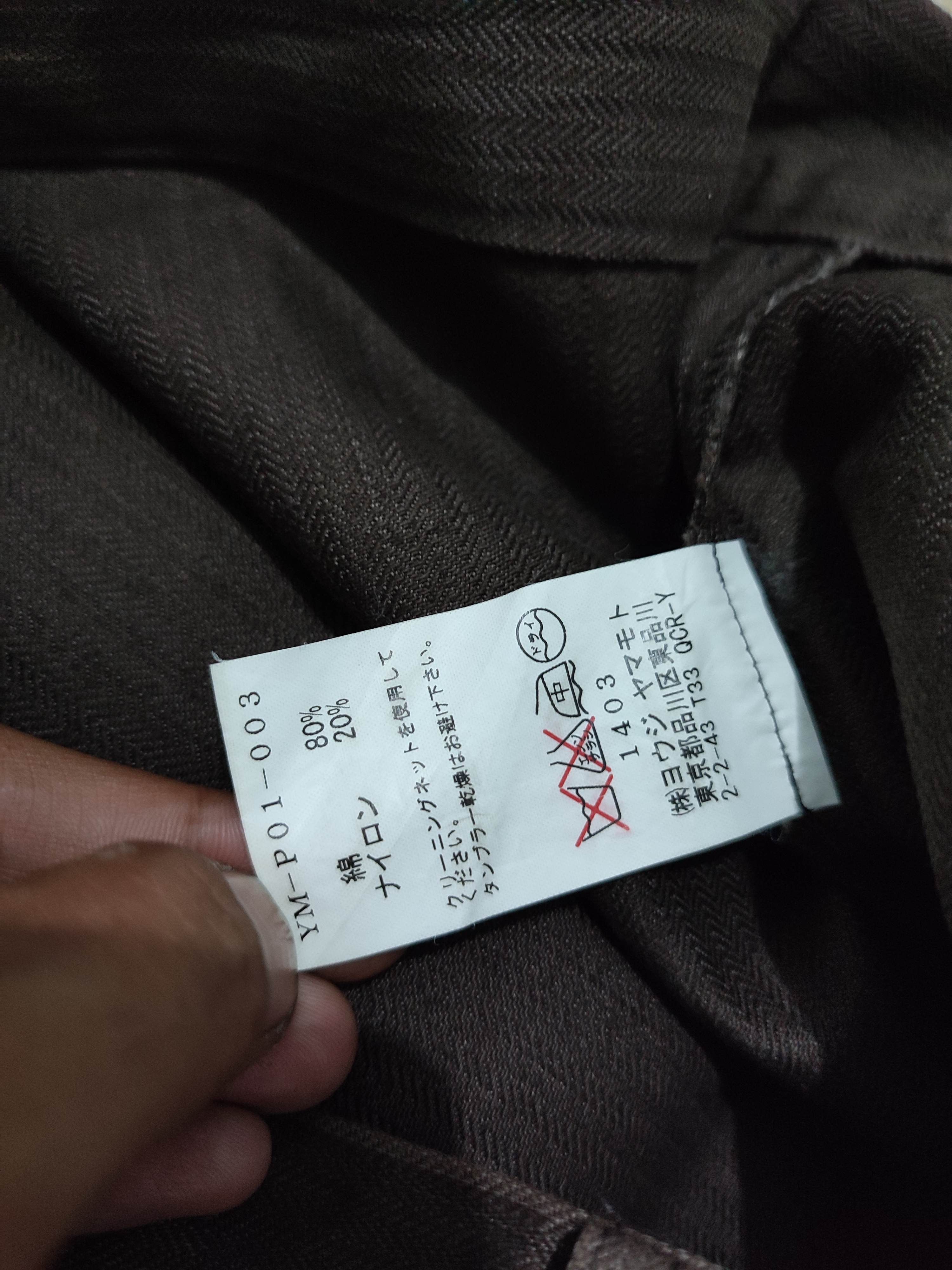 Yohji Yamamoto Ys Yohji Yamamoto Pinstripe Pants Size US 34 / EU 50 - 10 Thumbnail