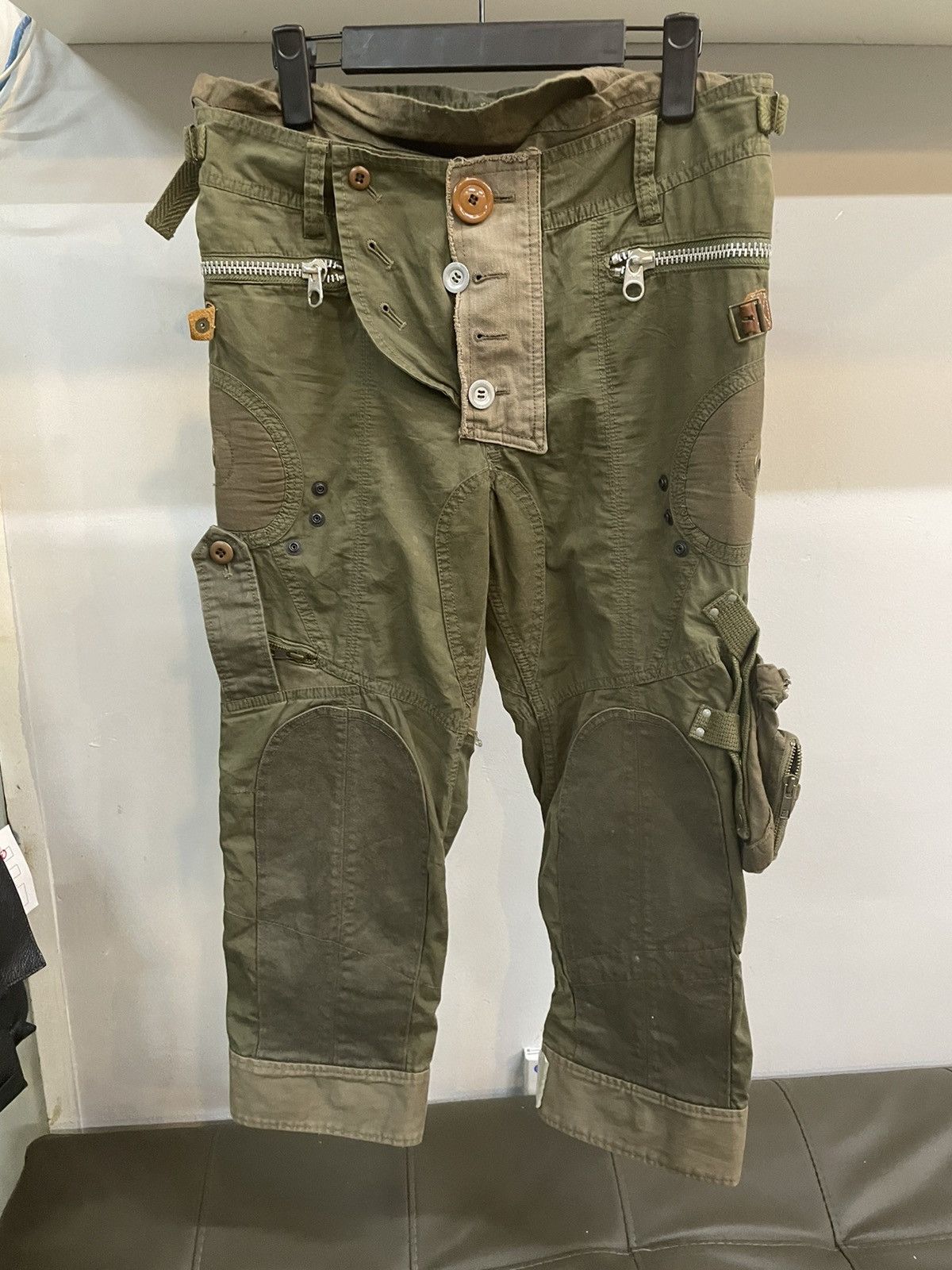 Auth LE GRAND BLUE (L.G.B) Soldier Parachute Cargo Pants