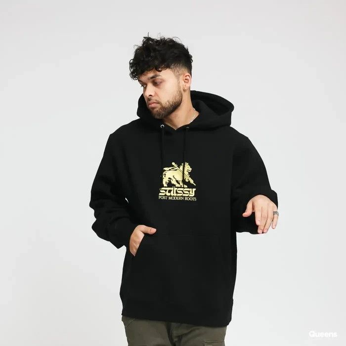 Stussy Stussy Lion Embroidered Hoodie Small Grailed