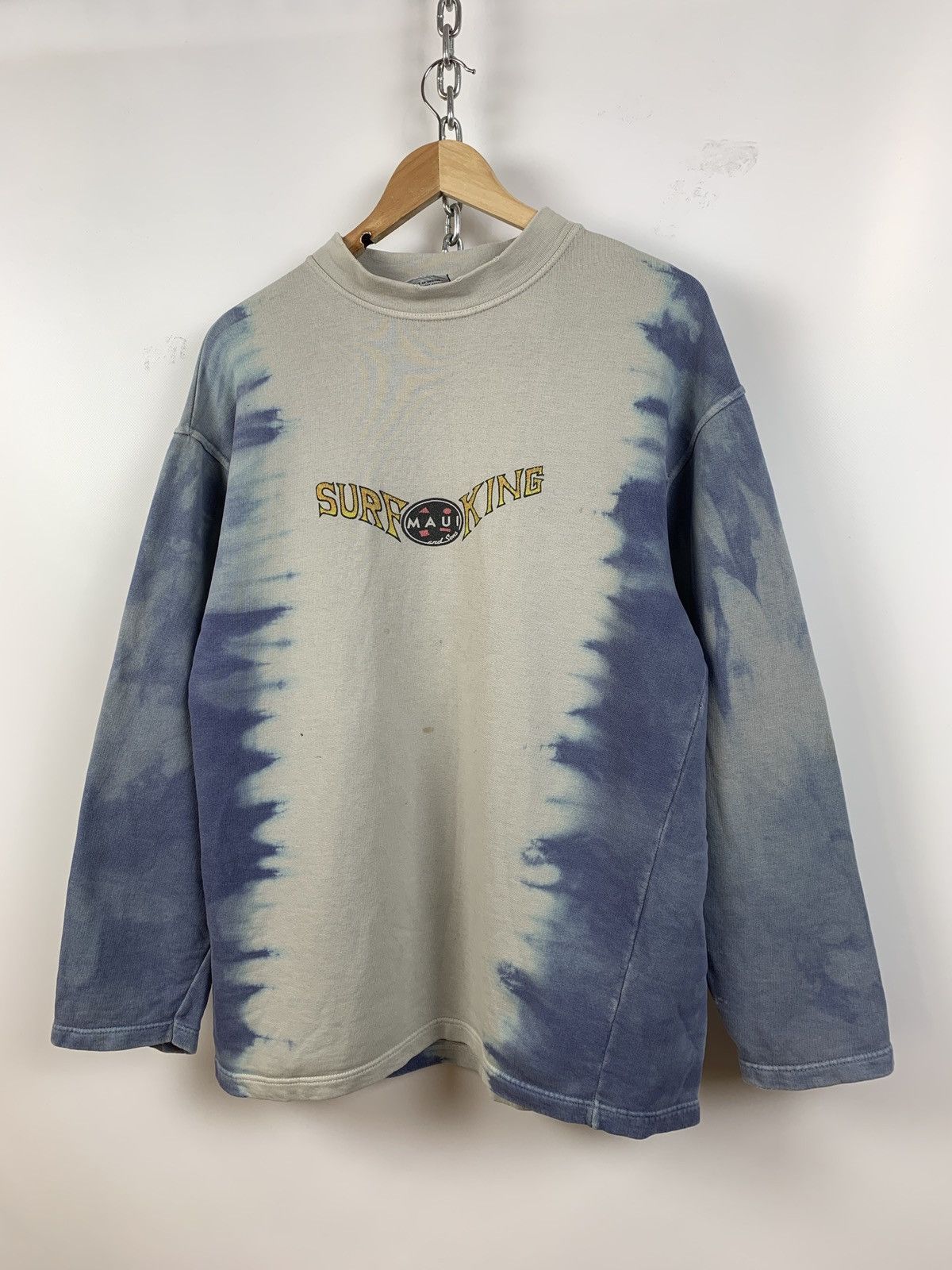 Maui and Sons 90s Vintage Maui and Sons Surf King Shark Man Sweatshirt Size US M / EU 48-50 / 2 - 8 Thumbnail