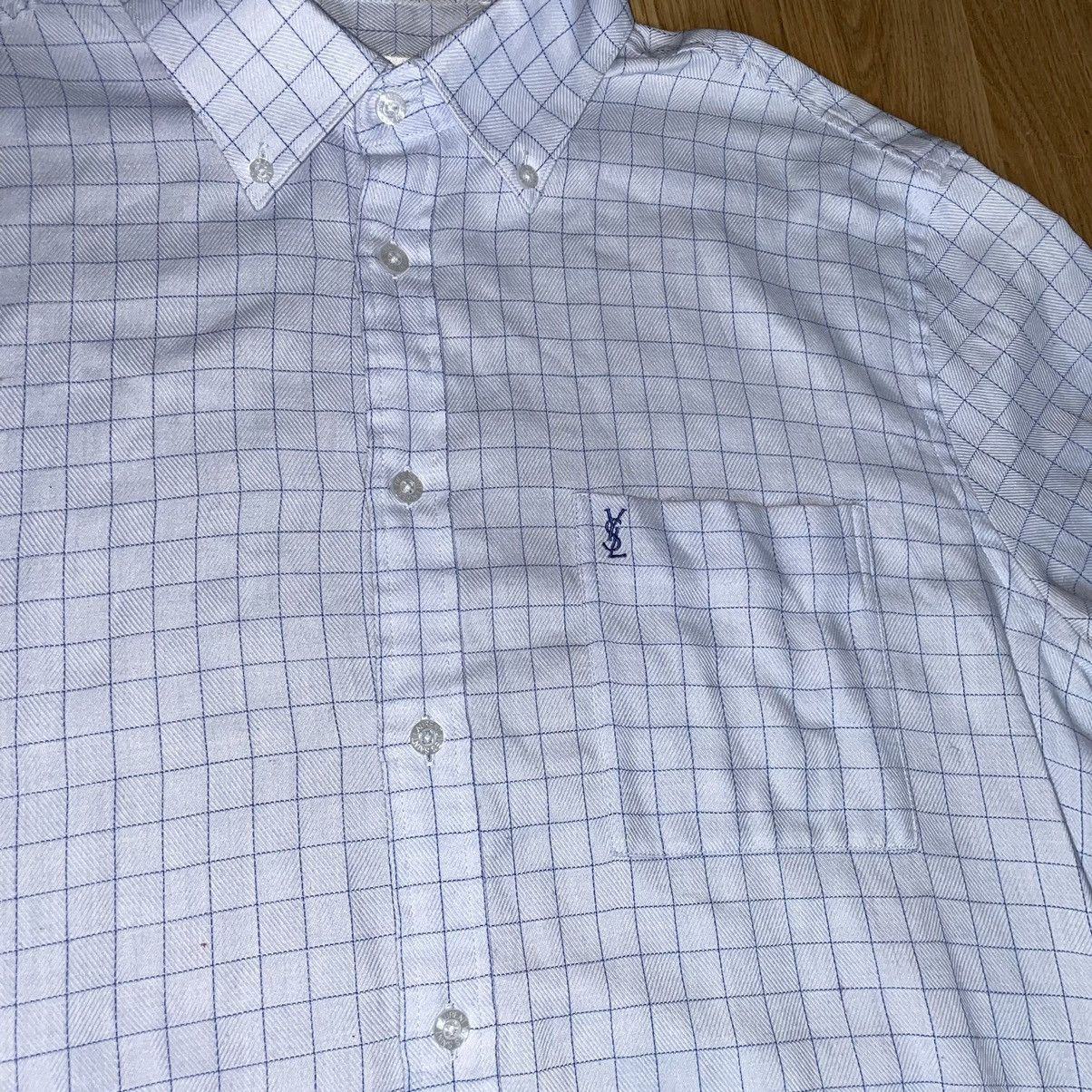 Yves Saint Laurent Ysl button up short sleeve shirt Size US L / EU 52-54 / 3 - 3 Thumbnail