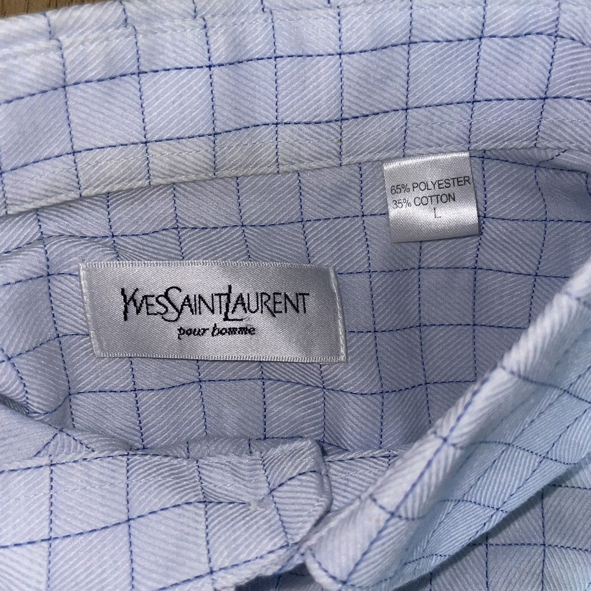 Yves Saint Laurent Ysl button up short sleeve shirt Size US L / EU 52-54 / 3 - 2 Thumbnail