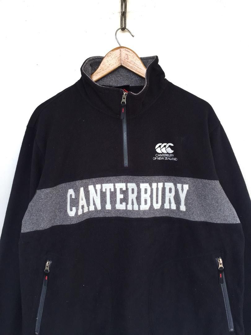 Canterbury of New Zealand × Vintage Vintage Canterbury of New Zealand Sweater Fleece Spellout Size US XL / EU 56 / 4 - 3 Thumbnail