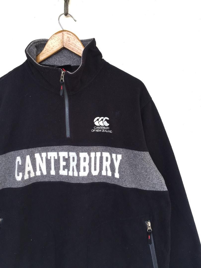 Canterbury of New Zealand × Vintage Vintage Canterbury of New Zealand Sweater Fleece Spellout Size US XL / EU 56 / 4 - 6 Thumbnail