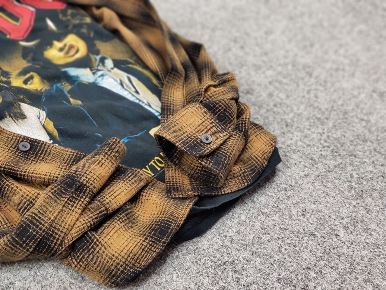 Flannel Vintage Flannel Shirt Travis Scott Style Size US S / EU 44-46 / 1 - 12 Thumbnail
