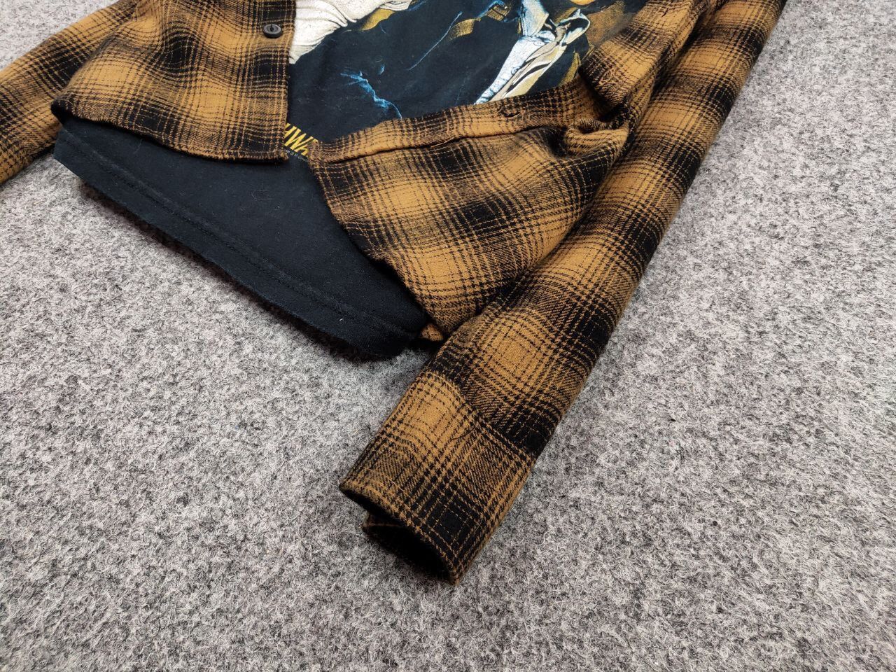 Flannel Vintage Flannel Shirt Travis Scott Style Size US S / EU 44-46 / 1 - 5 Thumbnail