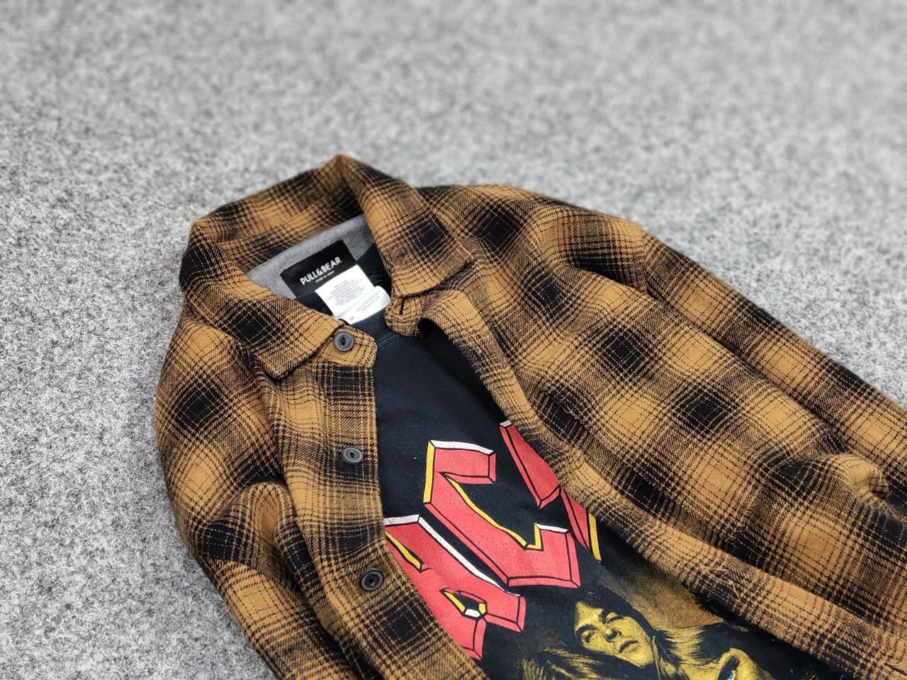Flannel Vintage Flannel Shirt Travis Scott Style Size US S / EU 44-46 / 1 - 13 Thumbnail