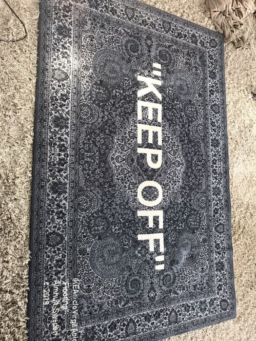 Virgil Abloh x IKEA KEEP OFF Rug