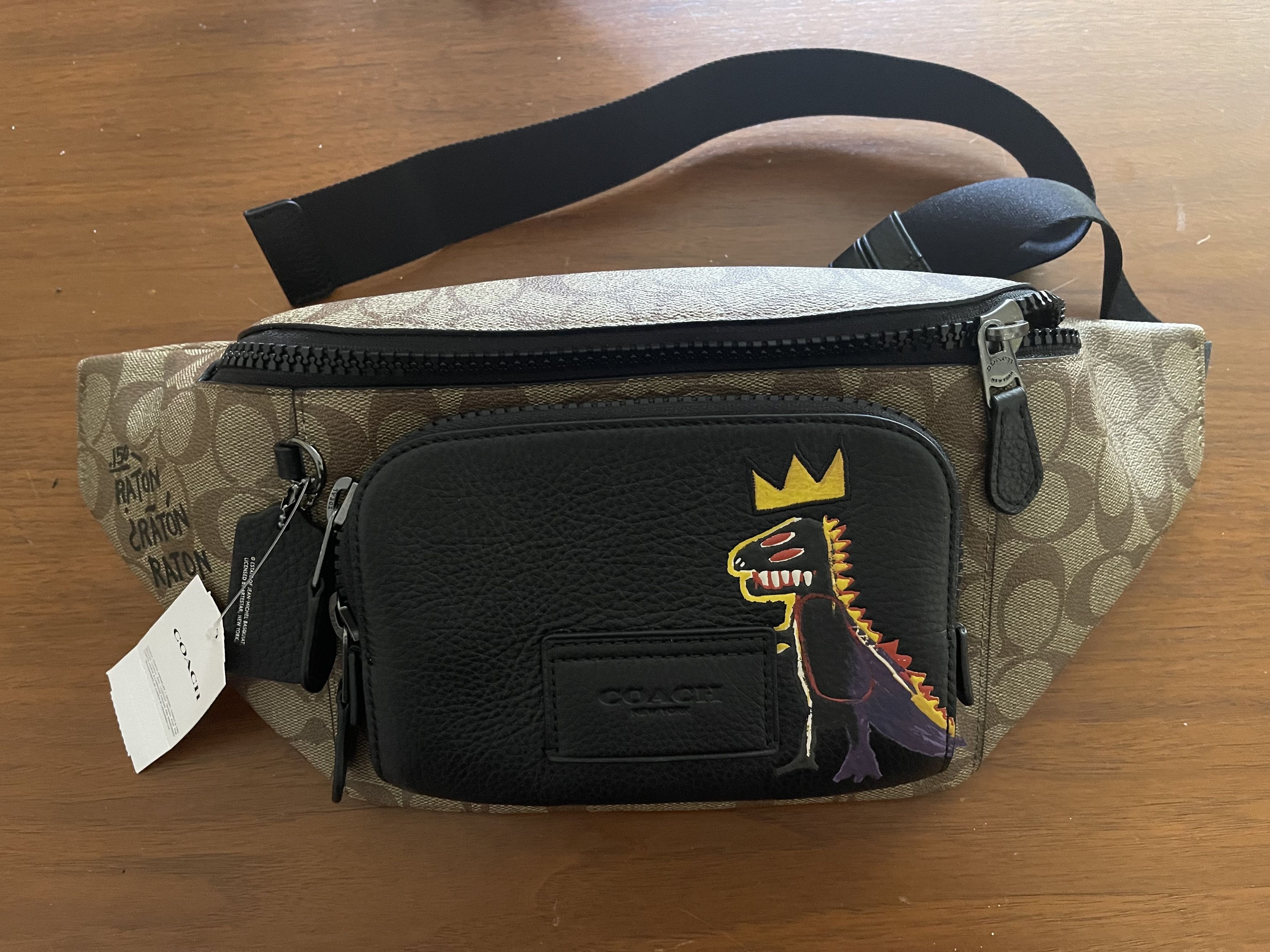 Coach COACH X JEAN MICHEL BASQUIAT TRACK BELT BAG | Grailed