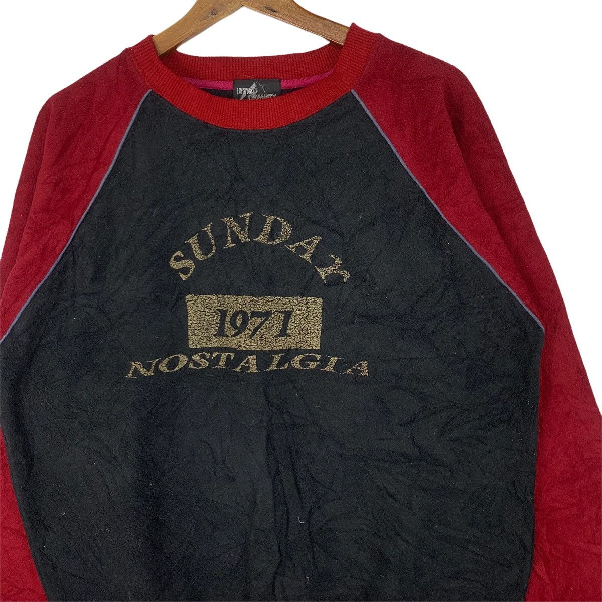 Vintage Vintage United Gravuty Nostalgia Fleece Sweatshirt Size US L / EU 52-54 / 3 - 2 Thumbnail