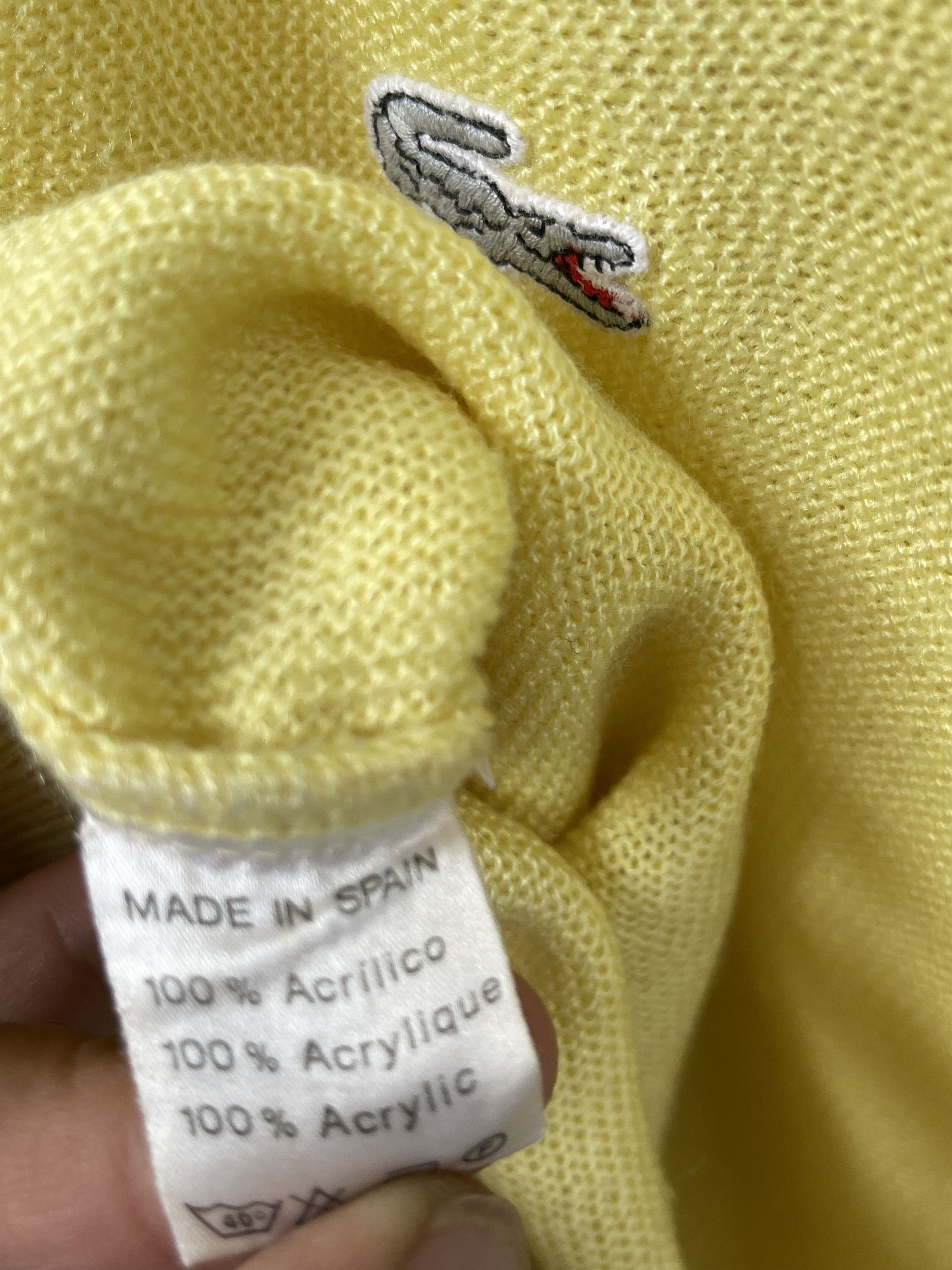 Lacoste Sweater jumper Lacoste V neck size true xl Size US XL / EU 56 / 4 - 4 Thumbnail