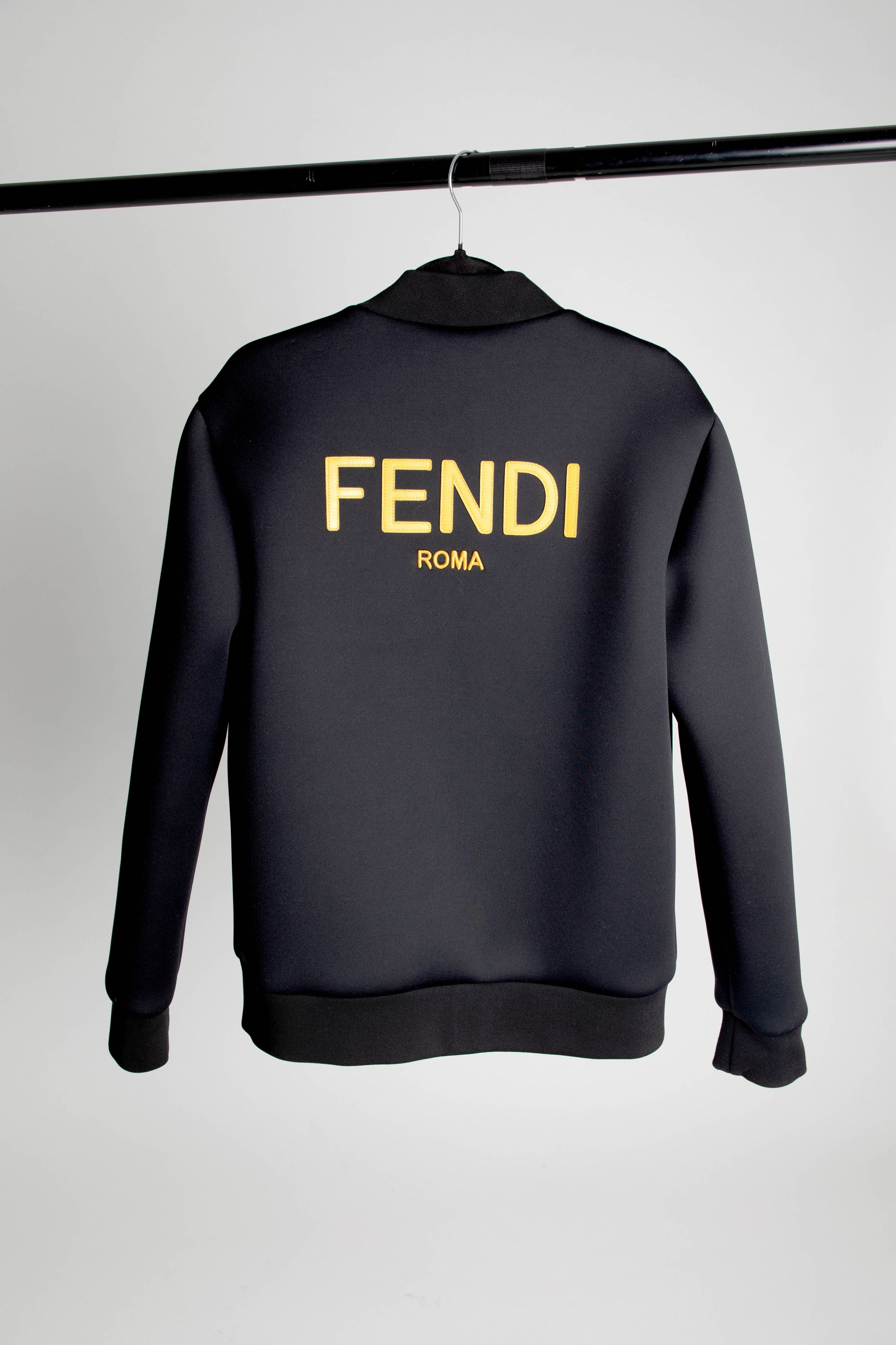 Fendi Fendi logo-detail bomber jacket | Grailed