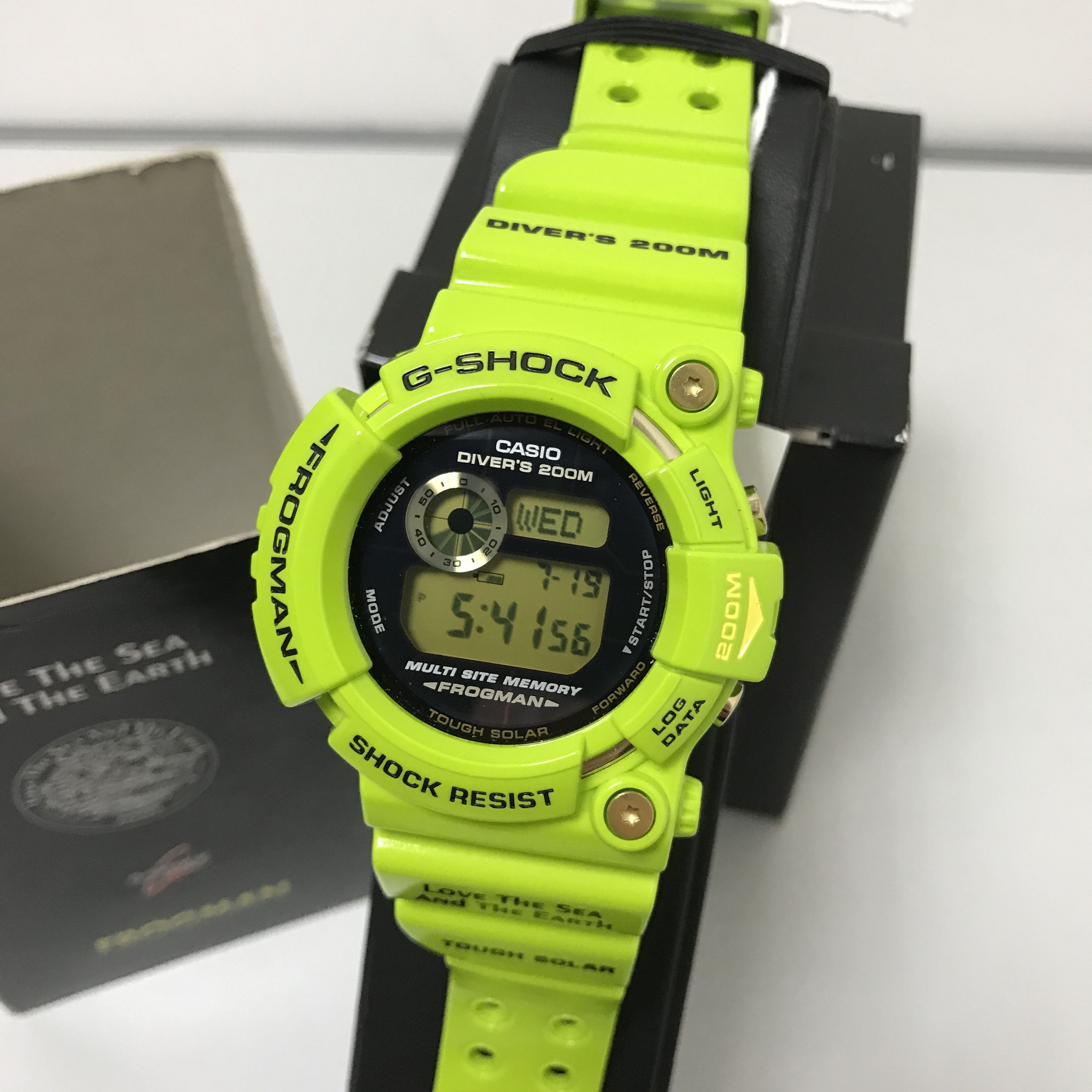 G shock frogman green sales