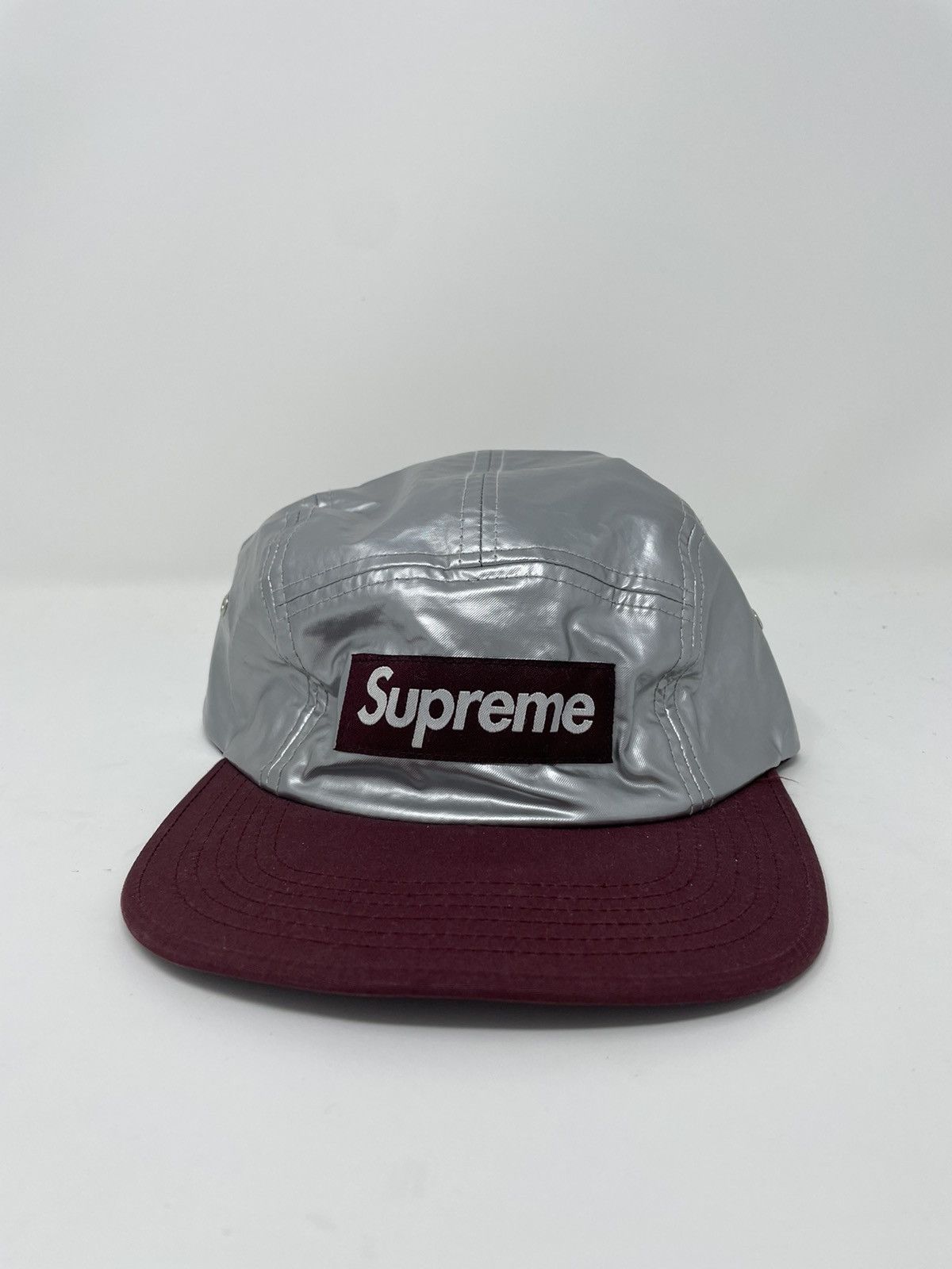 Supreme Supreme SS13 Metallic Box Logo Camp Cap Size ONE SIZE - 1 Thumbnail