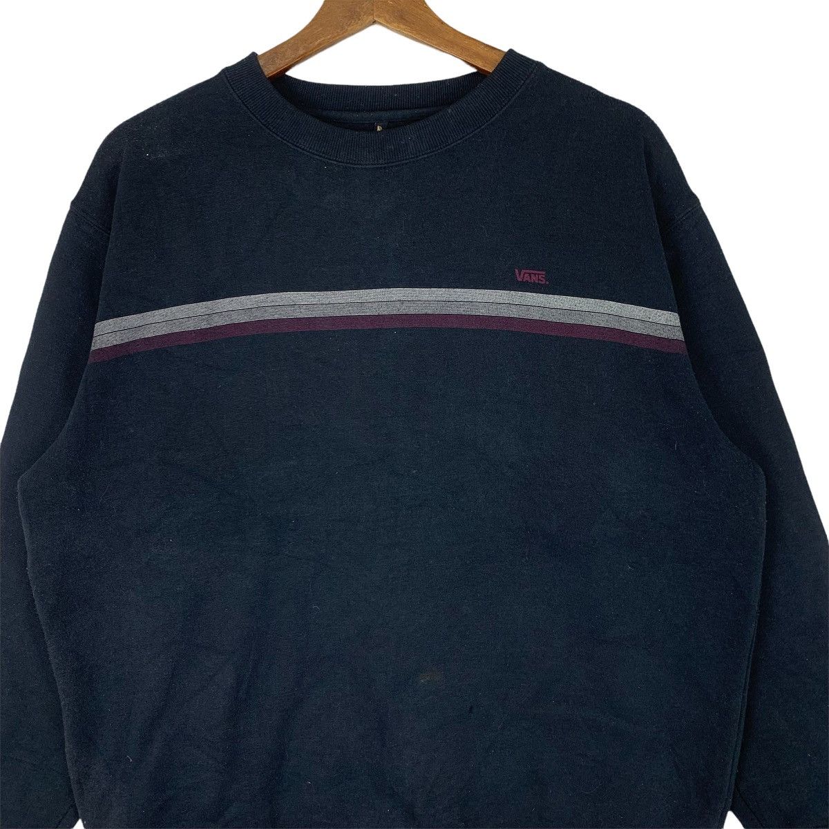 Vans Vintage Vans Spellout Pullover Crewneck Sweatshirt Size US XL / EU 56 / 4 - 2 Thumbnail