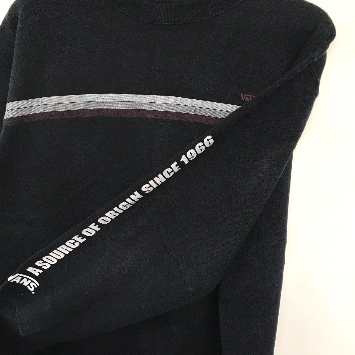 Vans Vintage Vans Spellout Pullover Crewneck Sweatshirt Size US XL / EU 56 / 4 - 4 Thumbnail