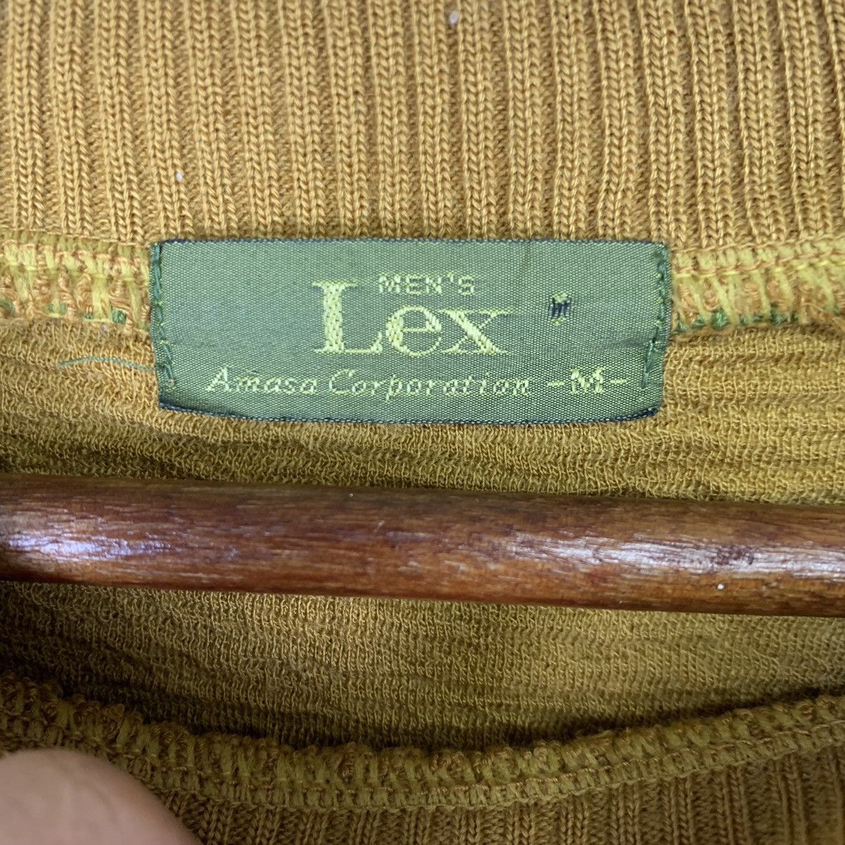 Japanese Brand Men’s Lex Embroidery Fleece Crewneck Sweatshirt Size US M / EU 48-50 / 2 - 6 Thumbnail