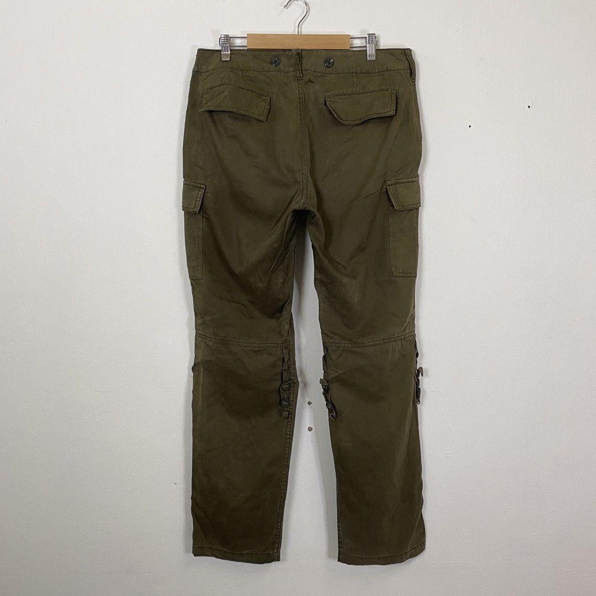 Japanese Brand Unbranded Tactical Multipocket Utility Cargo Faded Pants Size US 34 / EU 50 - 7 Thumbnail