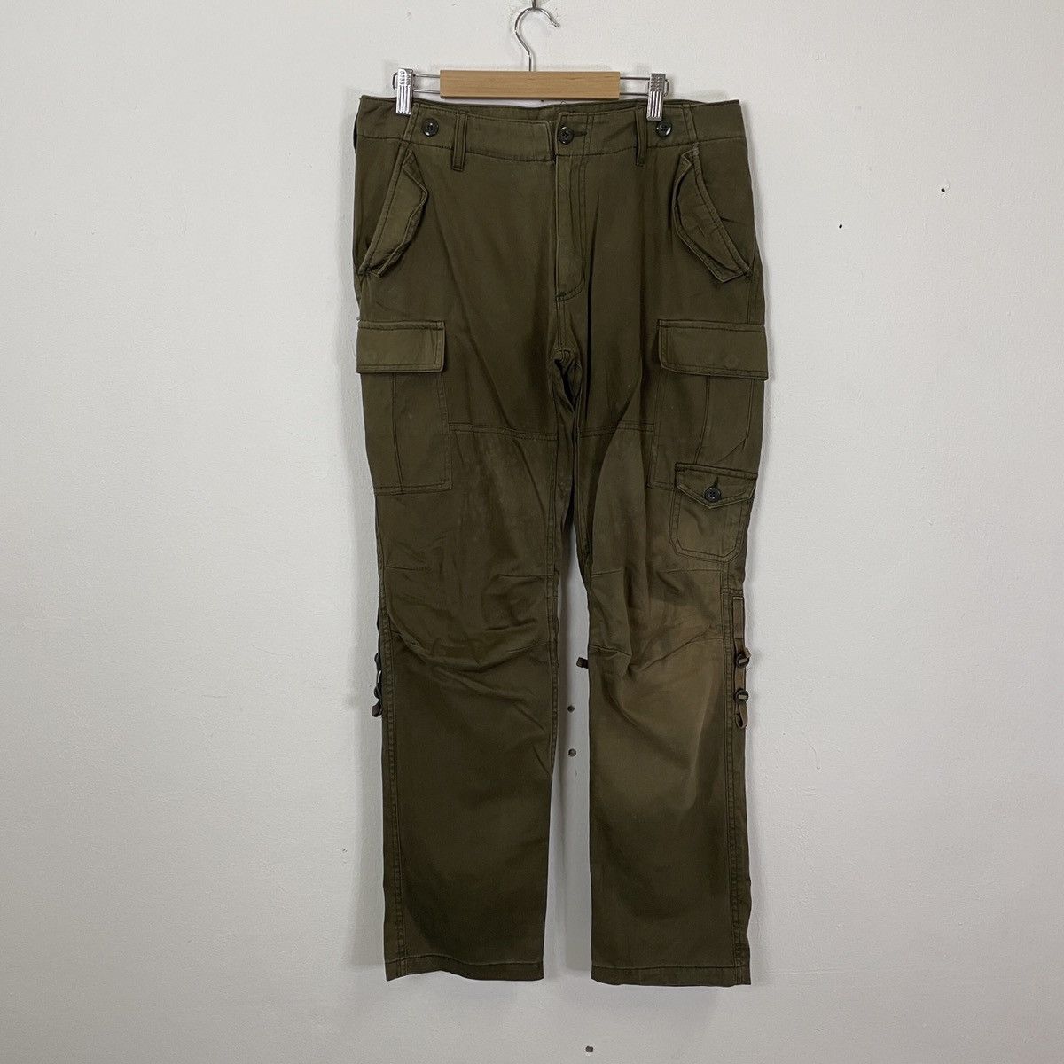 Japanese Brand Unbranded Tactical Multipocket Utility Cargo Faded Pants Size US 34 / EU 50 - 1 Thumbnail