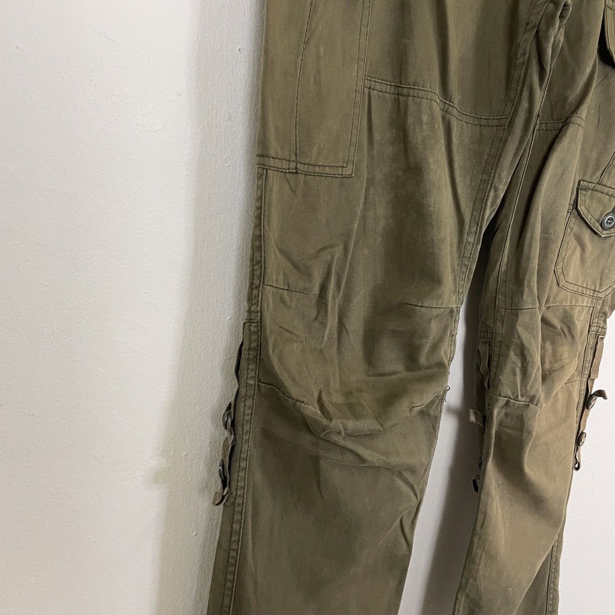 Japanese Brand Unbranded Tactical Multipocket Utility Cargo Faded Pants Size US 34 / EU 50 - 6 Thumbnail