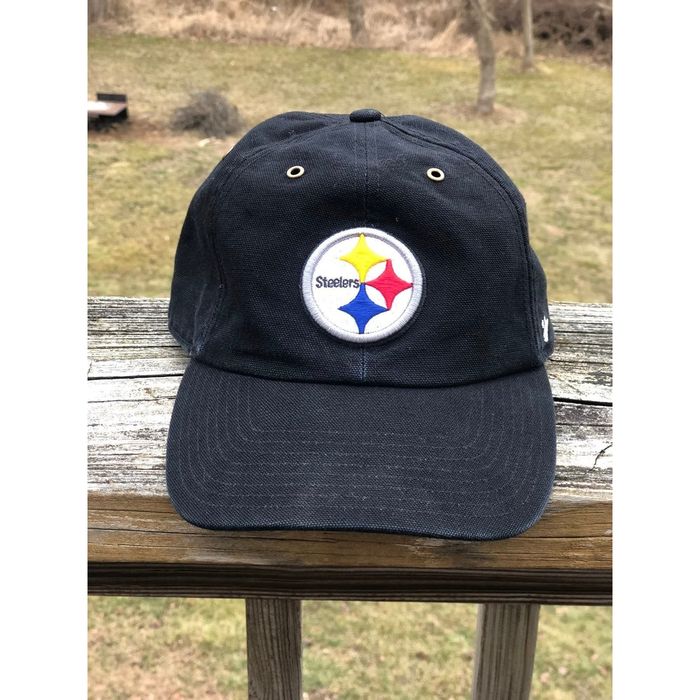 New Era Carhartt x 47' Pittsburgh Steelers Black Duck Canvas Hat | Grailed