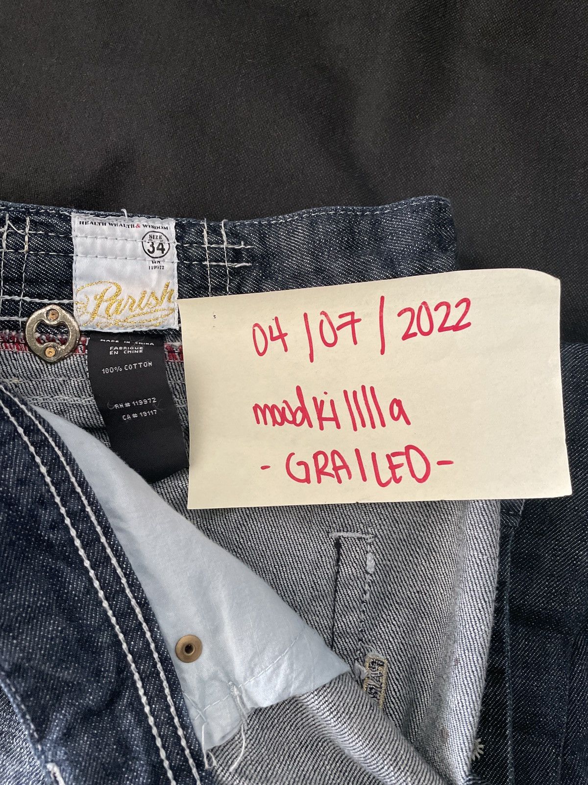 Men's fashion Parish Nation Jeans