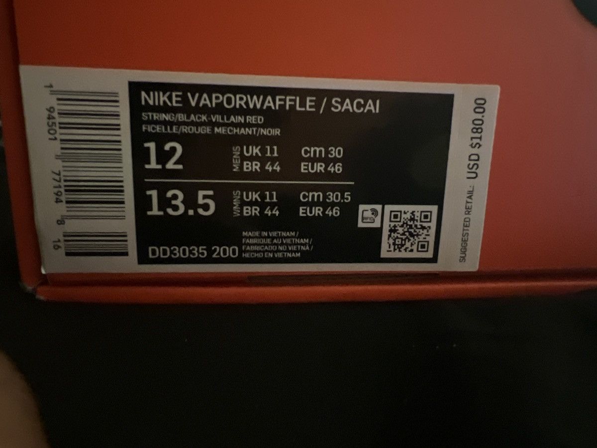Nike Sacai x Vaporwaffle Size US 12 / EU 45 - 9 Thumbnail