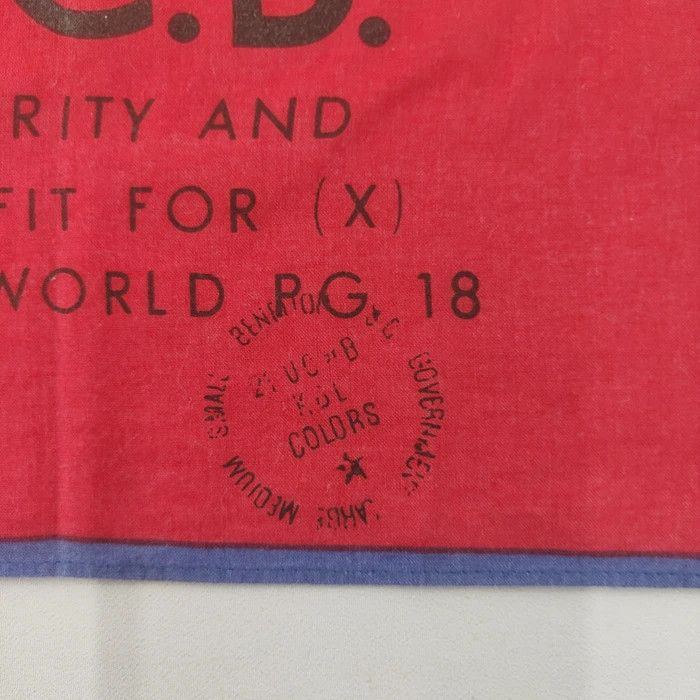 Benetton × Vintage Handkerchief/ Bandana - 3F213002 Size ONE SIZE - 3 Thumbnail