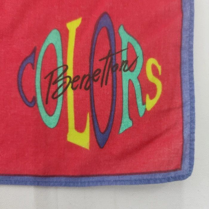 Benetton × Vintage Handkerchief/ Bandana - 3F213002 Size ONE SIZE - 4 Thumbnail