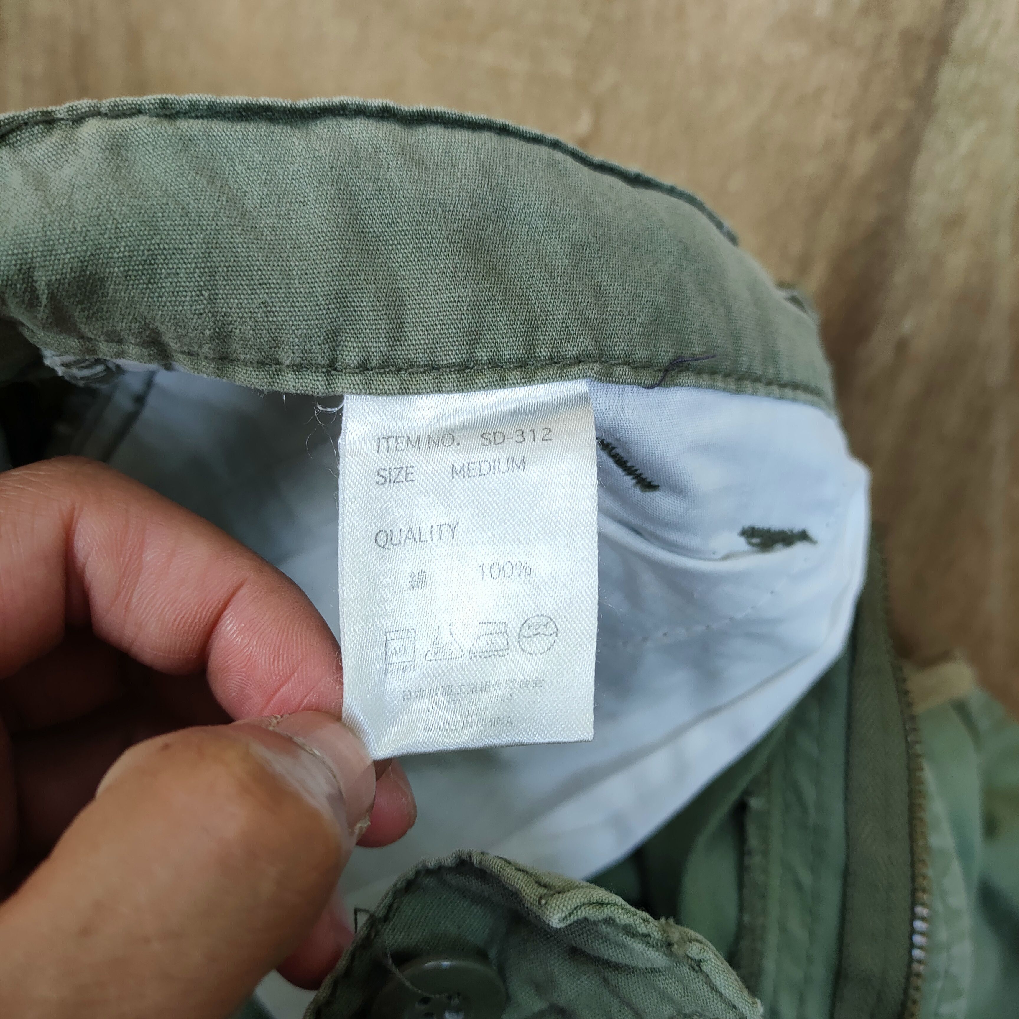 Japanese Brand VINTAGE FADED GREEN CARGO PANTS Size US 31 - 10 Thumbnail