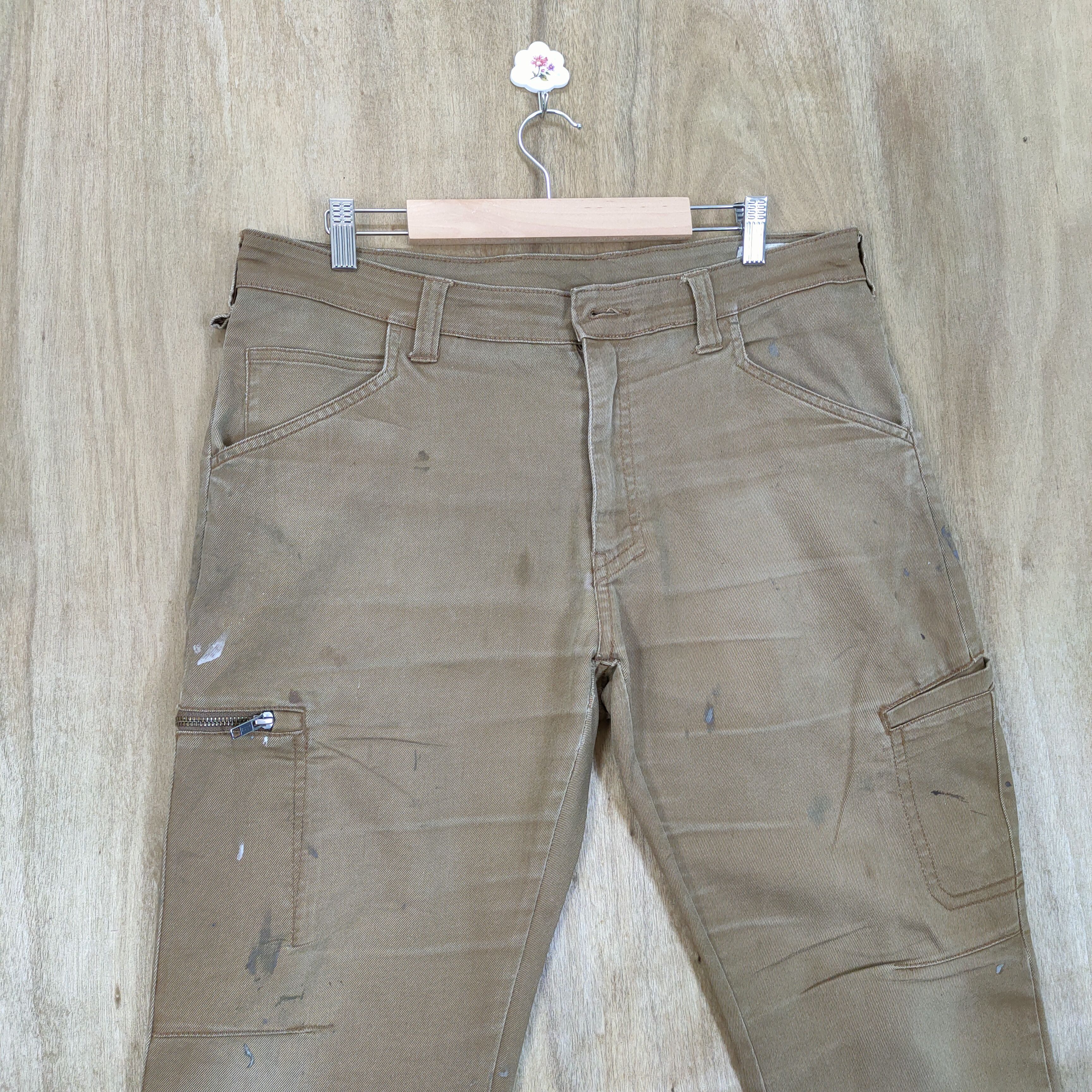 Japanese Brand × Vintage JAPANESE BRAND VINTAGE FADED CARGO PANTS Size US 34 / EU 50 - 2 Thumbnail
