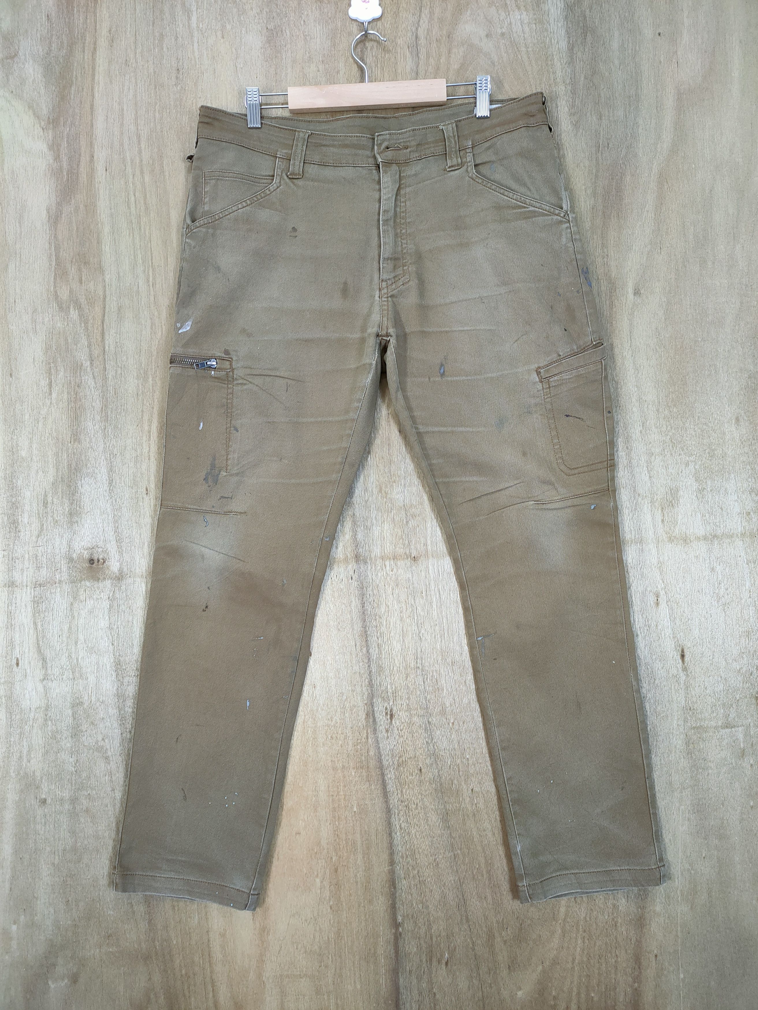 Japanese Brand × Vintage JAPANESE BRAND VINTAGE FADED CARGO PANTS Size US 34 / EU 50 - 1 Thumbnail