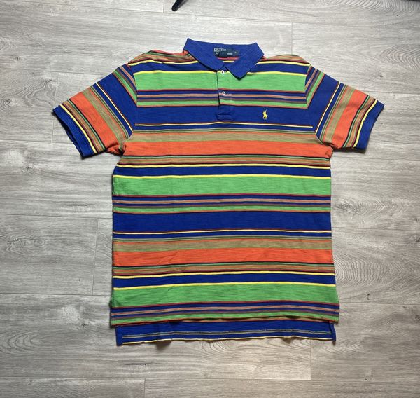 Polo Ralph Lauren Polo Ralph Lauren Iconic Striped Polo Shirt Kanye ...