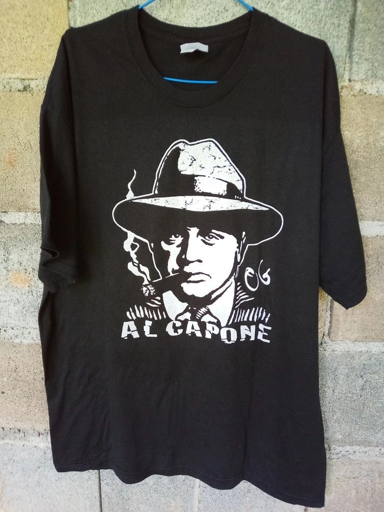Vintage Vintage Alcapone The God Father Movie tee Fashion street Size US XL / EU 56 / 4 - 1 Thumbnail