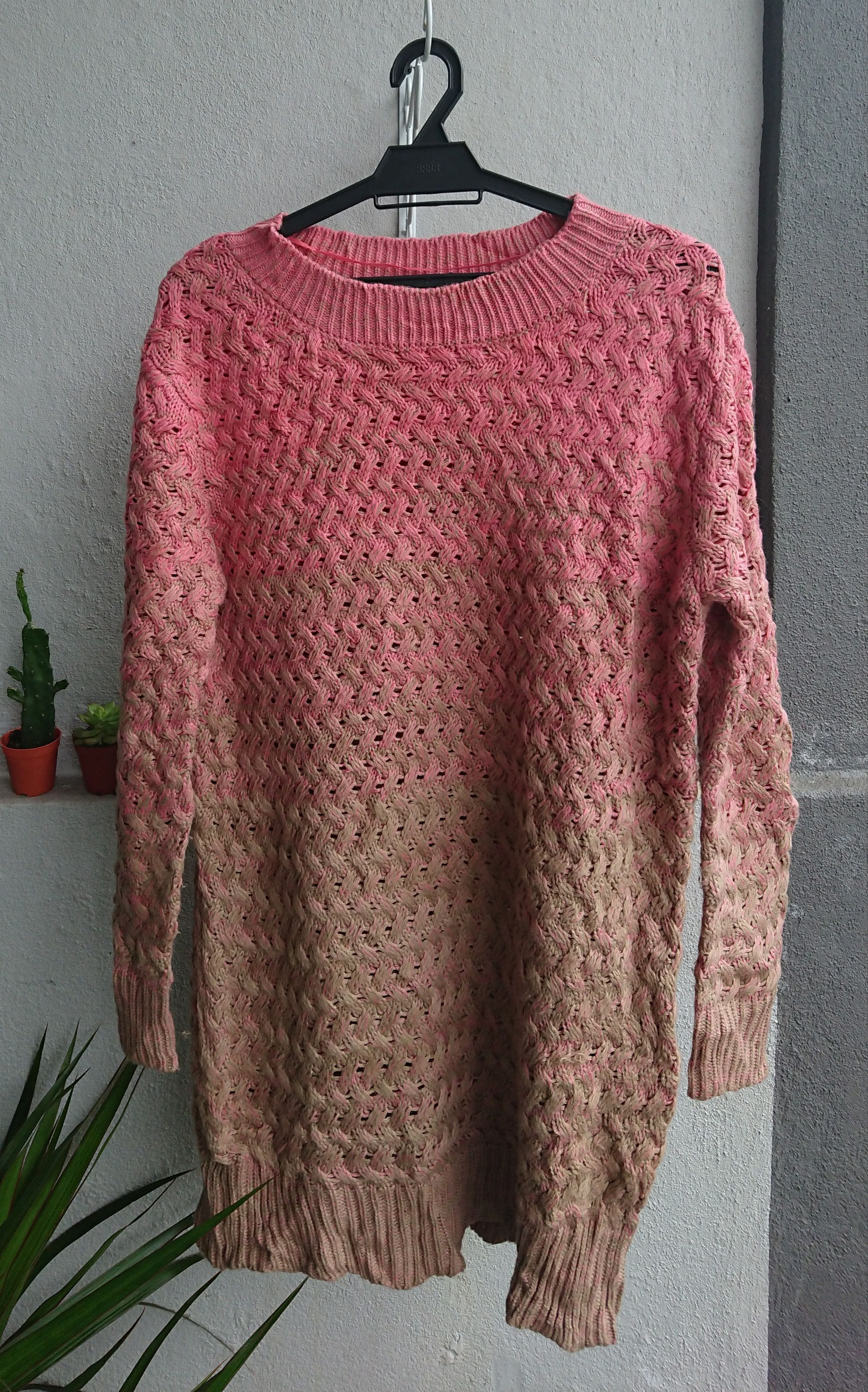 Aran Isles Knitwear Vintage pink knitwear Size US L / EU 52-54 / 3 - 1 Thumbnail
