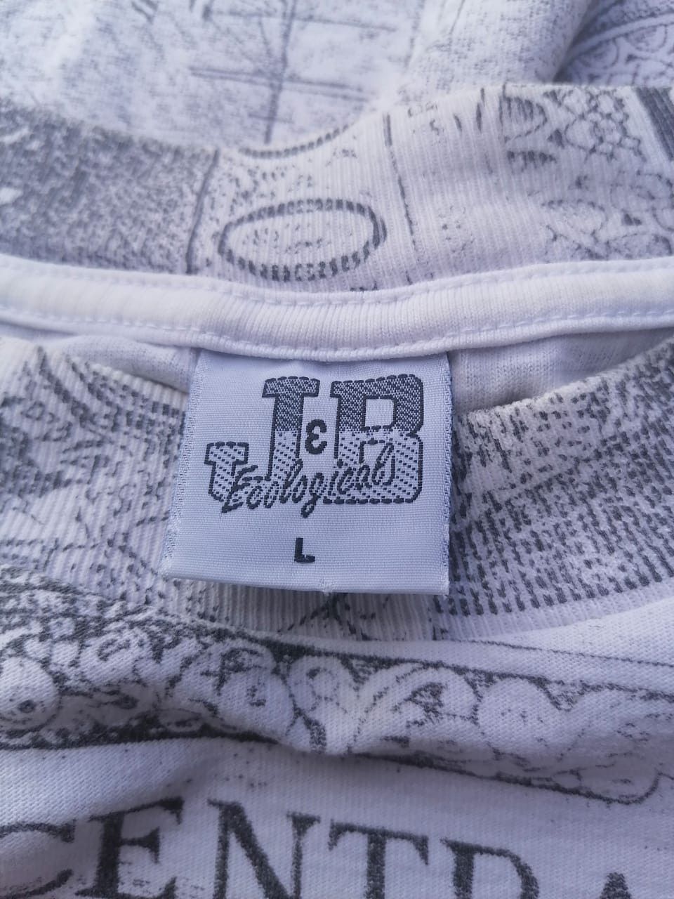 Vintage Vintage J&B Ecological Allover Print Tee Size US L / EU 52-54 / 3 - 3 Thumbnail