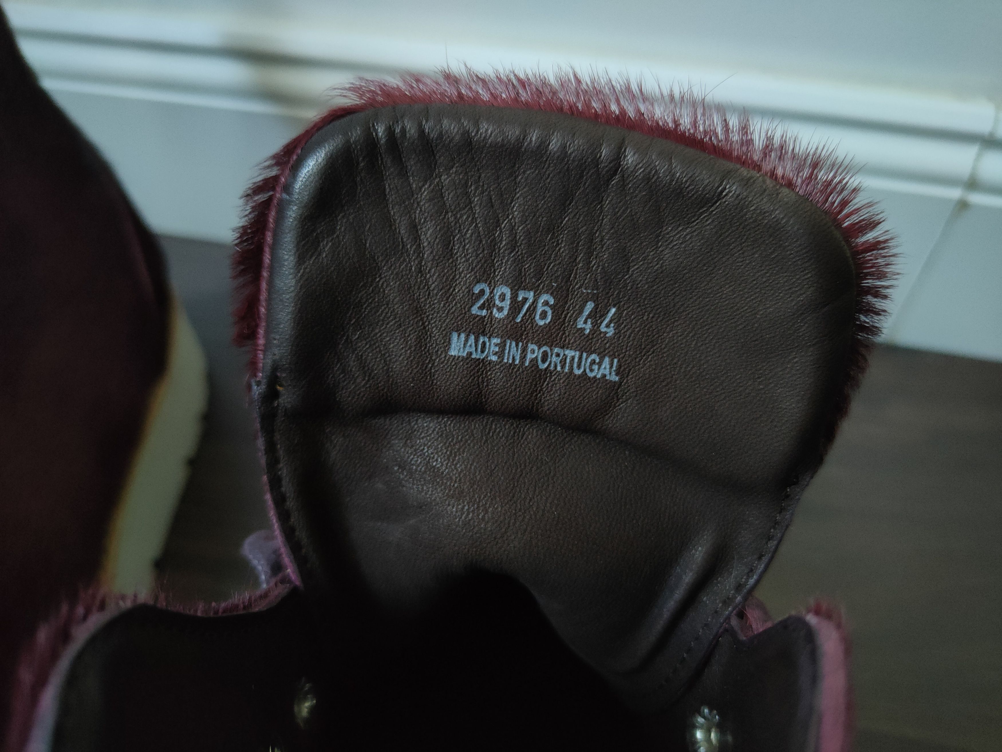 Designer Ricardo Andrez High Fashion Leather Burgundy Fur Boots 44 Size US 11 / EU 44 - 18 Thumbnail