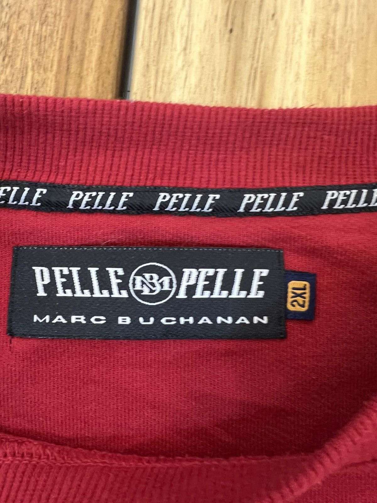Pelle Pelle Pelle Pelle Marc Buchanan Big Logo Sweatshirt Size US XXL / EU 58 / 5 - 5 Thumbnail