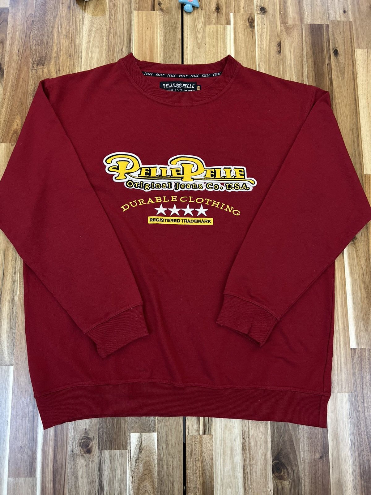 Pelle Pelle Pelle Pelle Marc Buchanan Big Logo Sweatshirt Size US XXL / EU 58 / 5 - 1 Thumbnail