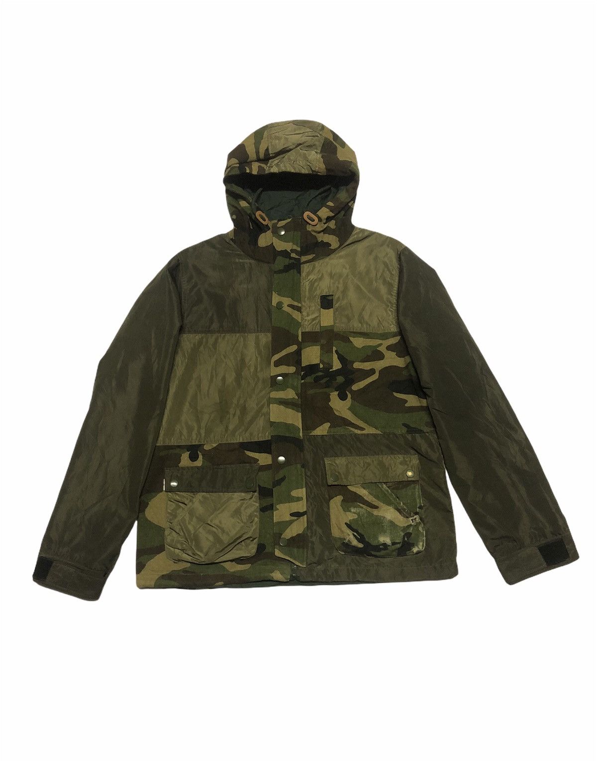 Designer × Japanese Brand GREG LAUREN INSPIRED STYLE GREEN ARMY JACKET PATCHWORKS Size US M / EU 48-50 / 2 - 1 Thumbnail