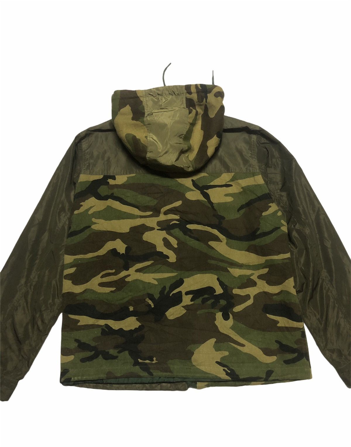 Designer × Japanese Brand GREG LAUREN INSPIRED STYLE GREEN ARMY JACKET PATCHWORKS Size US M / EU 48-50 / 2 - 3 Thumbnail