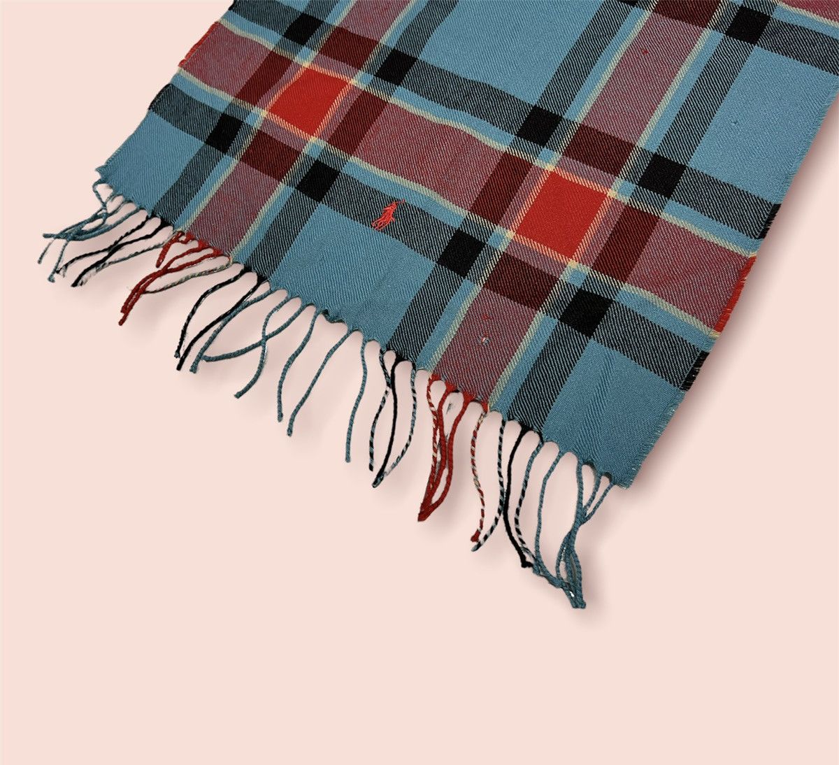 Polo Ralph Lauren × Ralph Lauren × Vintage VINTAGE POLO RL PLAID WOOL NECK MUFFLER SCARF Size ONE SIZE - 5 Thumbnail